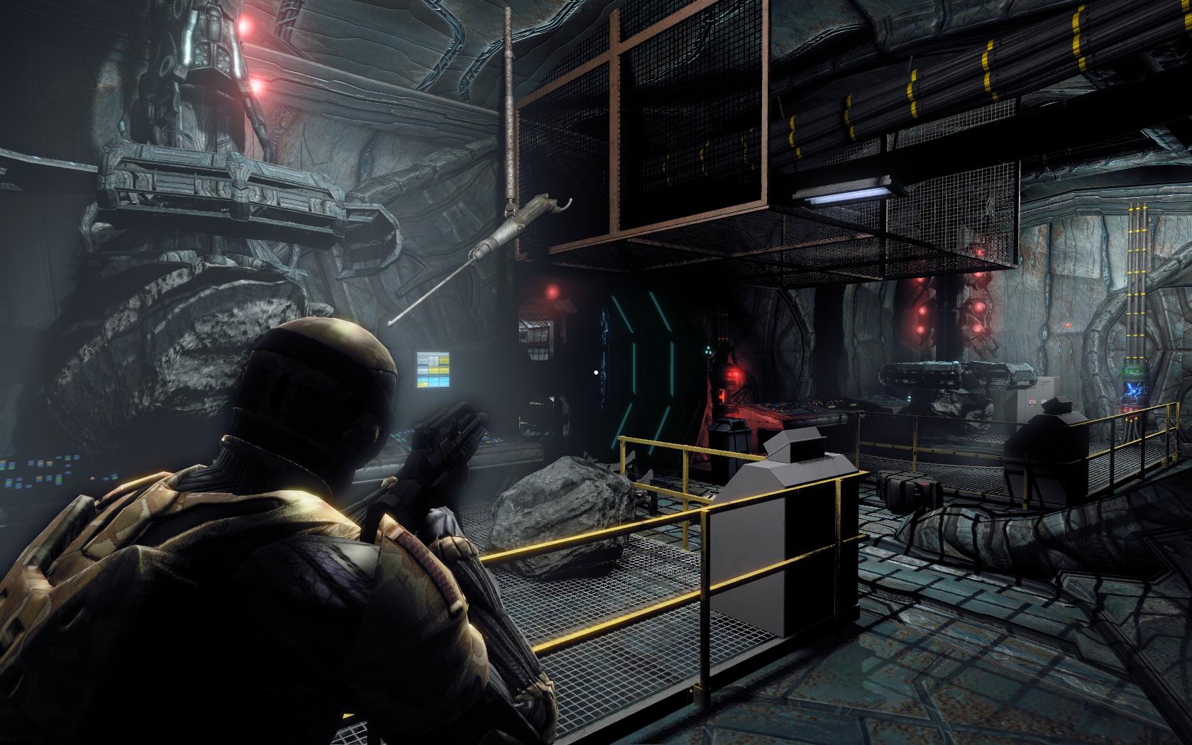 Dark Energy is a great looking sci-fi third person shooter with RPG elements mod for Crysis