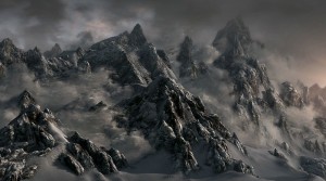 Skyrim mountains