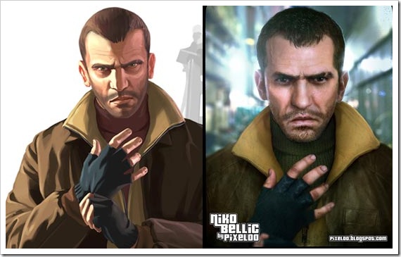 realistic video game characters