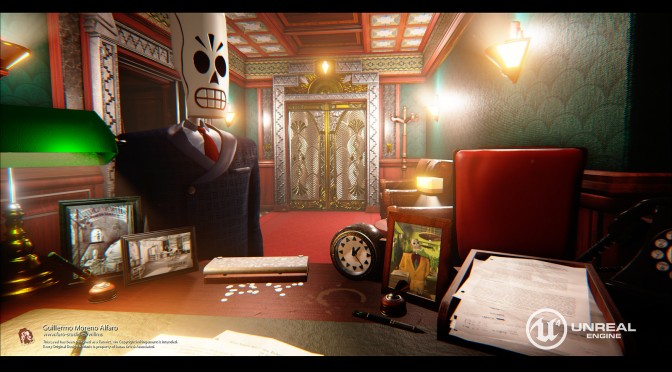 Grim Fandango Environment Recreated In Unreal Engine 4