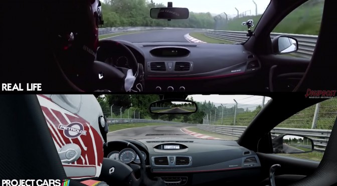 Project CARS vs Real Life Video Comparison – Renault Megane RS at Nordschleife