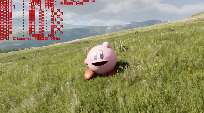 Kirby Goes Open World In Unreal Engine 4 Demo