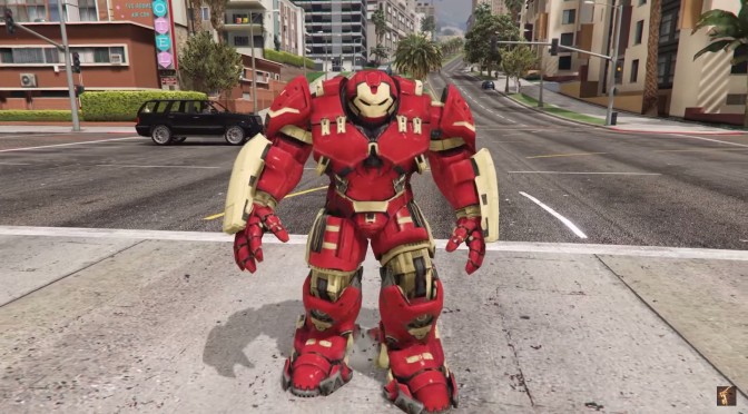 Grand Theft Auto V Mods – Iron Man’s Hulkbuster Invades Rockstar’s Open World Title