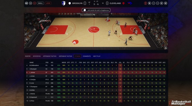 Pro Basketball Manager 2016 – Coming This January On PC, First Screenshots Unveiled