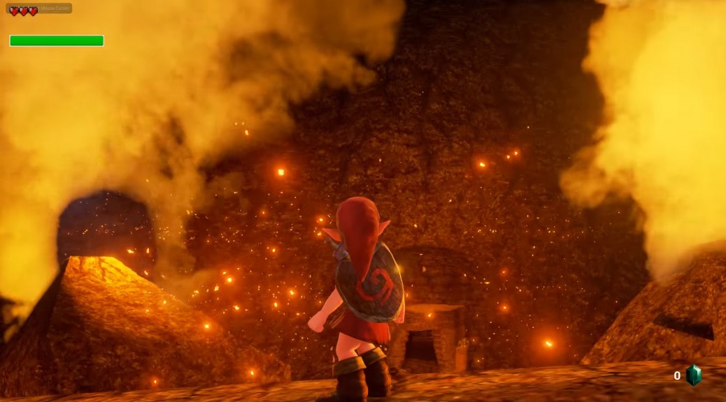The Legend Of Zelda Ocarina of Time's Death Mountain Crater Recreated
