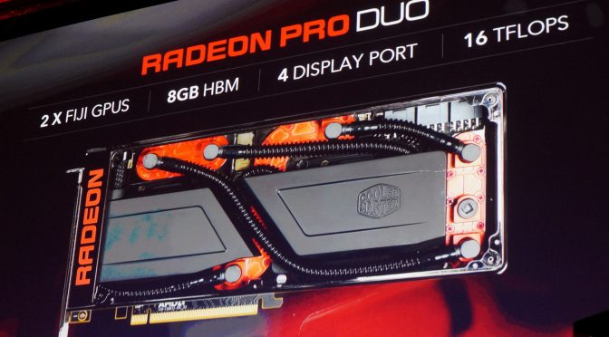 AMD Radeon Pro Duo Is Now Available Without Media Reviews