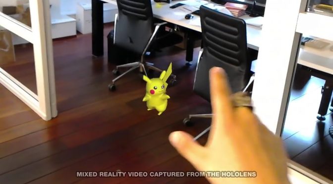 Here is what Pokemon GO could look like as a Microsoft Hololens title