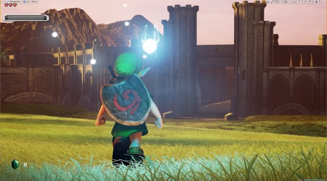 Zelda Ocarina of Time in Unreal Engine 4 – New build featuring 4 maps + Hyrule Field is available for download