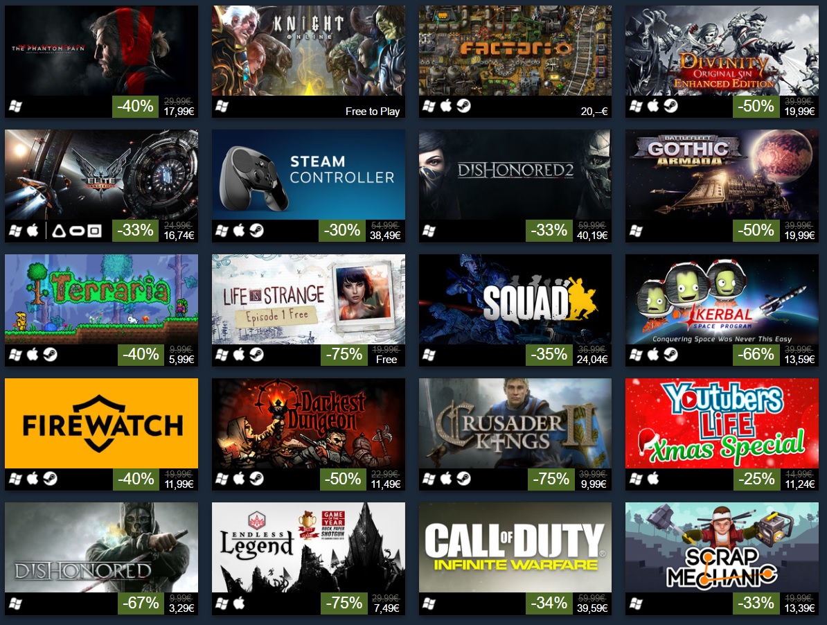 Charts: Top 10 Trending Steam Games (29.07.2016)