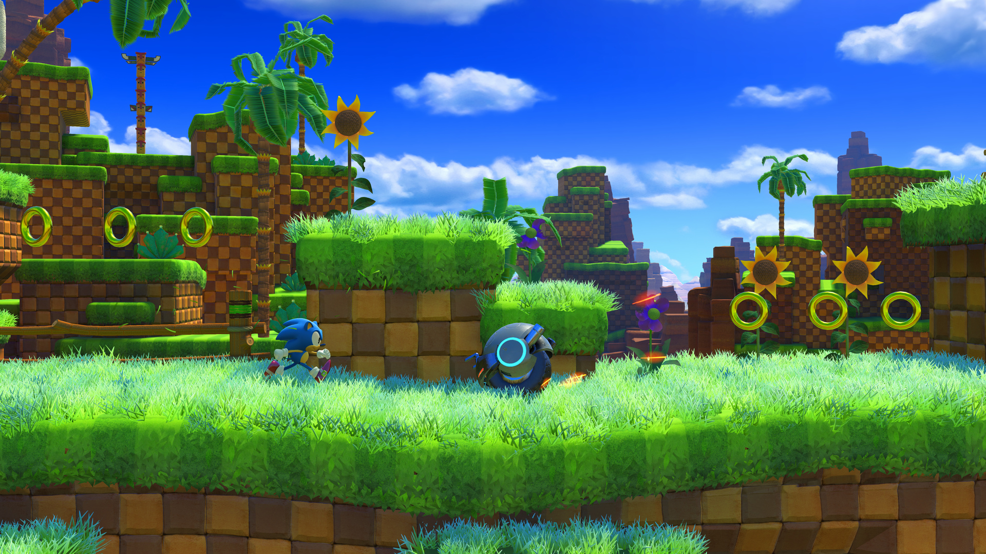 Hòa mình vào một cấp độ thế giới trong Sonic Forces Green Hill Zone level. Đồ họa mượt mà và âm thanh sống động sẽ giúp bạn trải nghiệm những trận đánh hấp dẫn nhất. Hãy chuẩn bị cho một cuộc phiêu lưu đầy thử thách và khám phá tất cả những bí ẩn của Green Hill Zone.