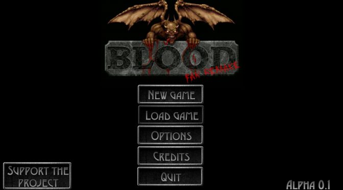 The first demo for the Blood fan-remake in Unity Engine is now available
