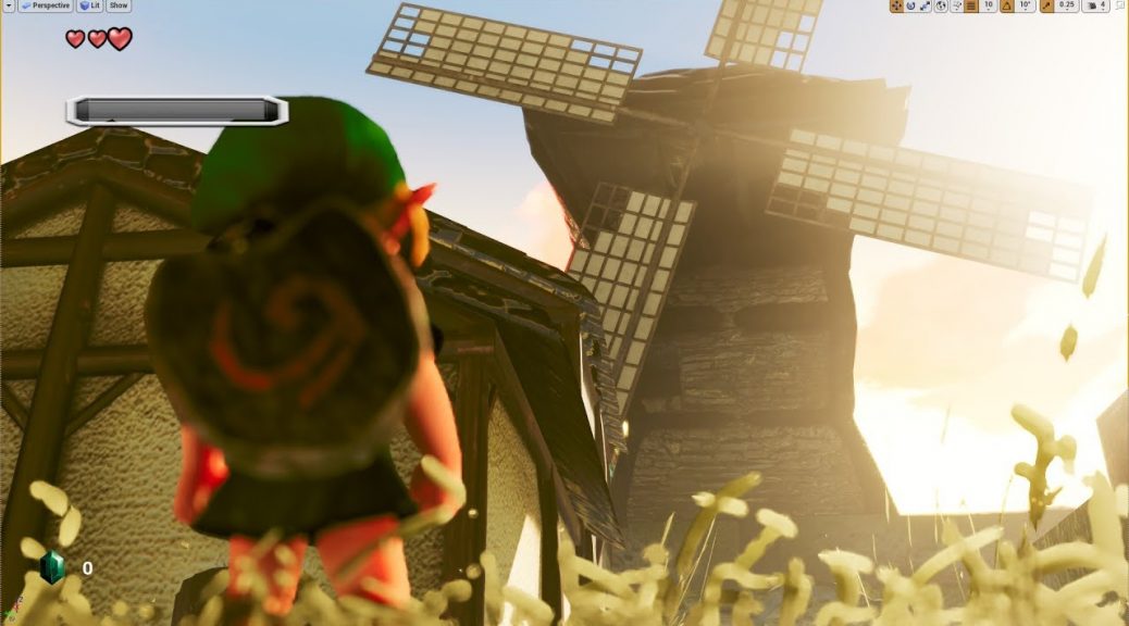 Zelda Ocarina Of Time's Kakariko Village recreated in Unreal Engine 4