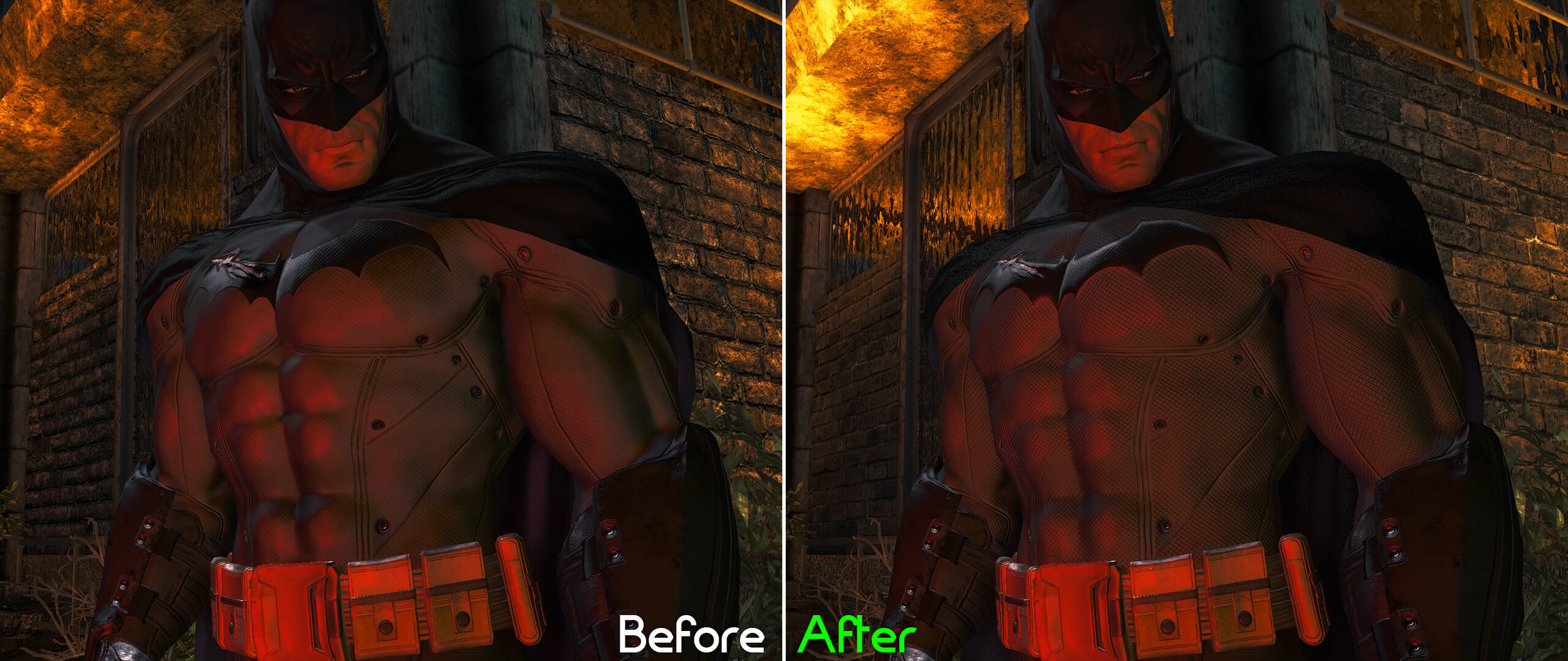 New Batman Arkham Asylum HD Texture Pack upgrades/enhances 50% of game's  textures