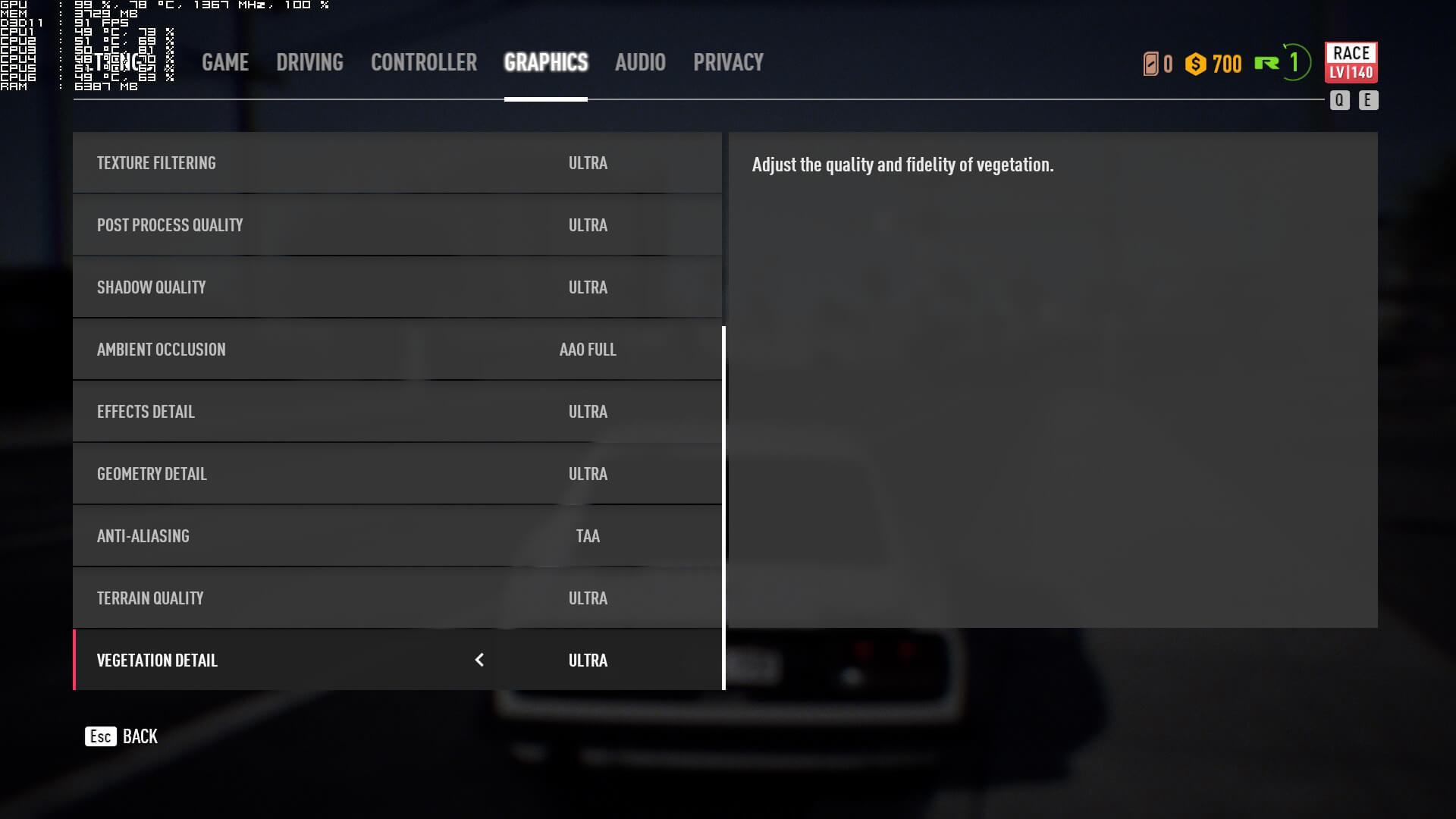 Performance Customization - Need for Speed Payback