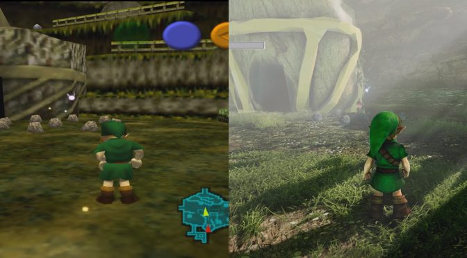 The Legend of Zelda: Ocarina of Time – Unreal Engine 4 Remake versus N64 Version