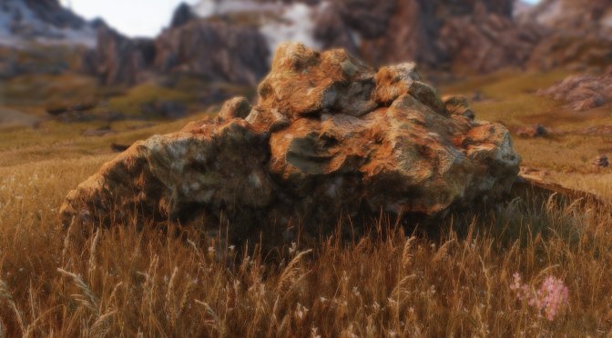 Photogrammetry Rocks mod, featuring 4K and 8K textures, is now available for Skyrim Special Edition