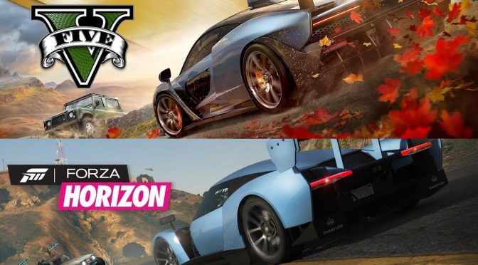 Here is the Forza Horizon 4 E3 2018 trailer being faithfully recreated in Grand Theft Auto V