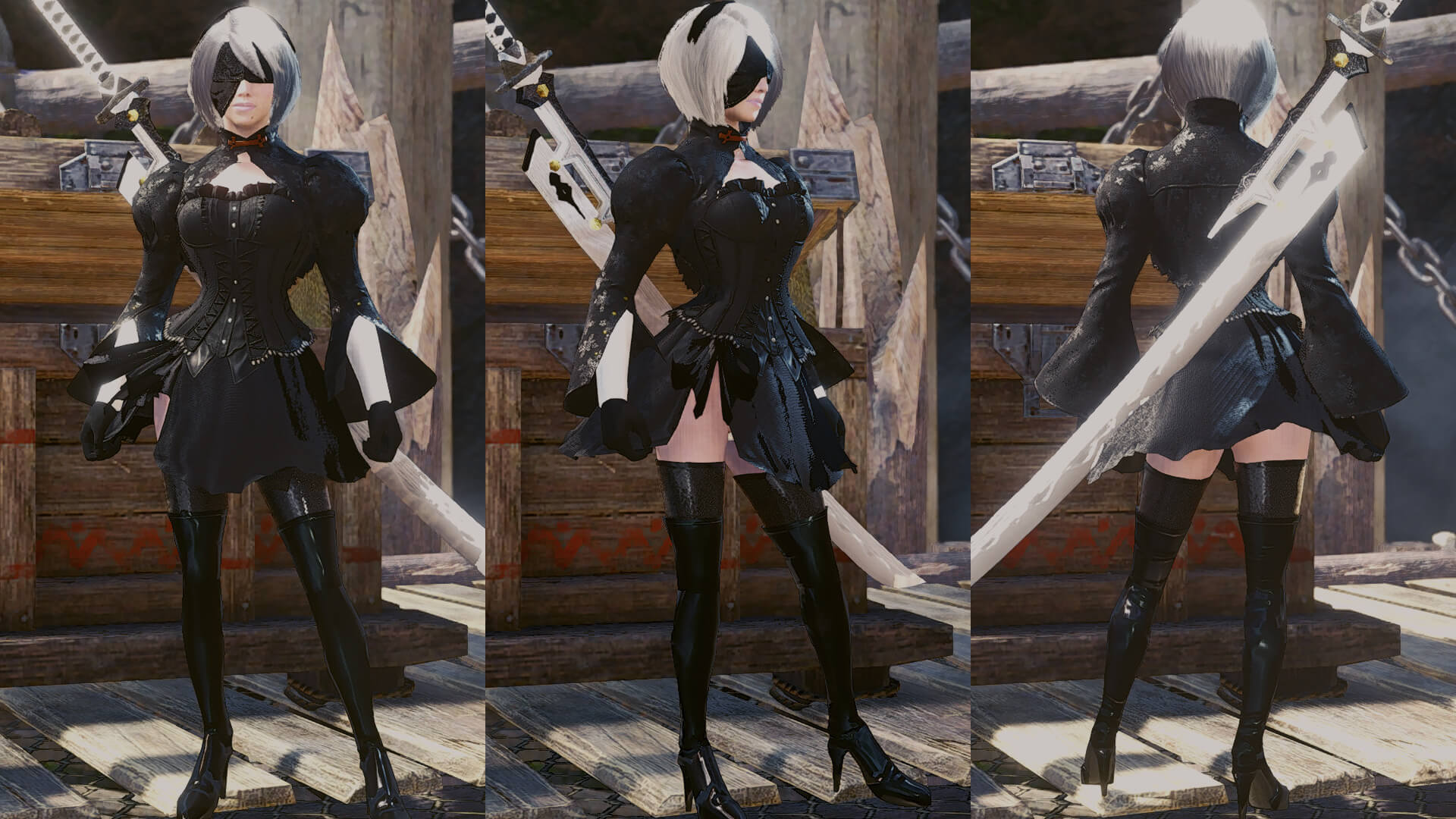 Silicium Aarzelen niveau NieR Automata's 2B comes to Monster Hunter World thanks to this mod