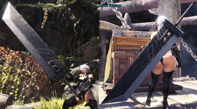 Final Fantasy 7 Remake’s Buster Sword comes to Monster Hunter World thanks to this mod