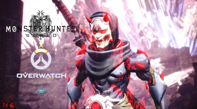 You can now slay monsters as Genji Baihu & Genji Oni from Overwatch in Monster Hunter World