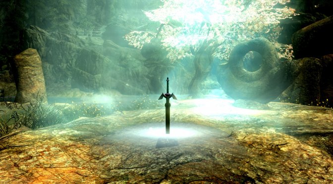 This mod brings weapons, dungeons, spells and more to Skyrim from the Legend of Zelda universe