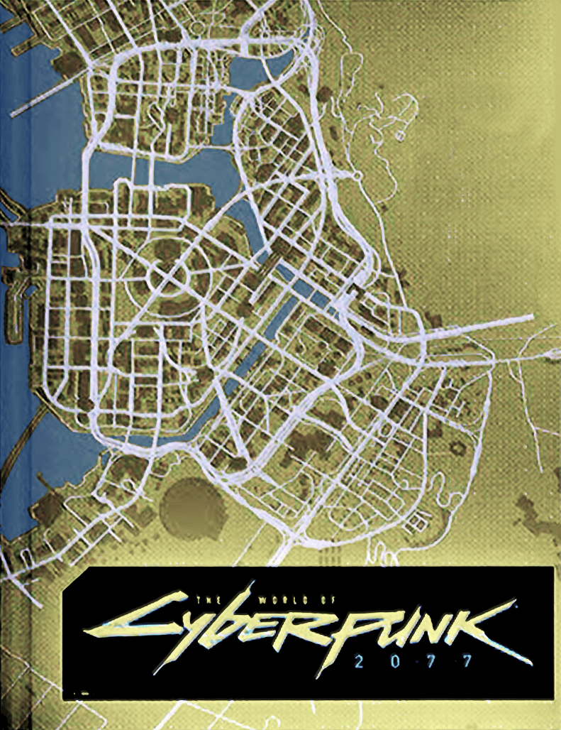 تسريب خريطة CyberPunk 2077 بالخطأ عن طريق كتاب الرسومات الخاص بها Cyberpunkmap
