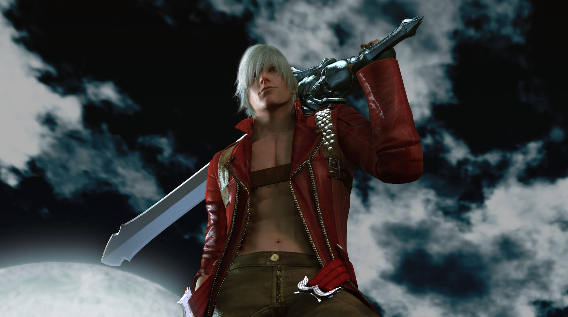 This 3.5GB HD Texture Pack for Devil May Cry 3 upscales all of its