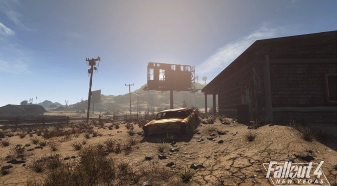 Check out the start of New Vegas recreated in Fallout 4 by modders