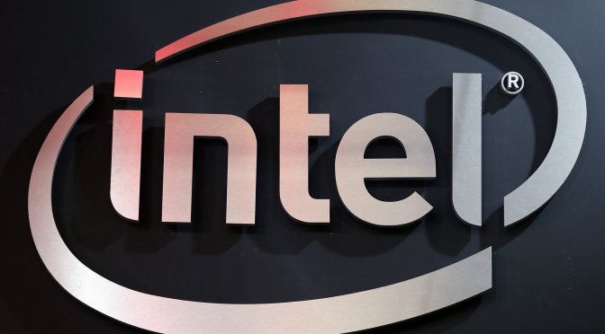 Intel logo header