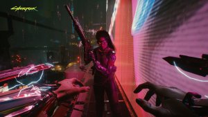 Cyberpunk 2077 first-person screenshots-4