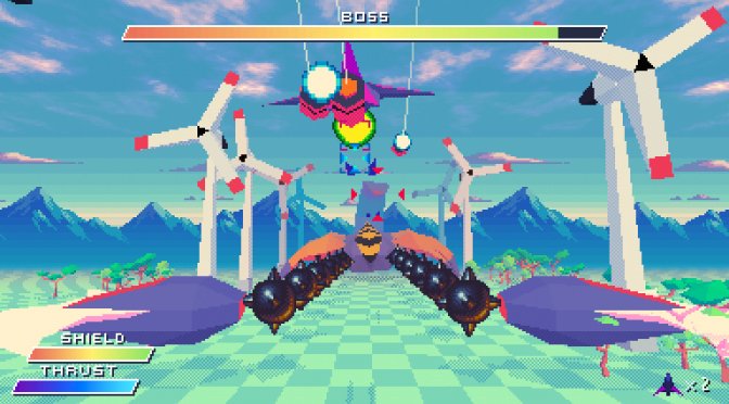 Ex-Zodiac is a low-poly 3D rail shooter, inspired by Star Fox SNES