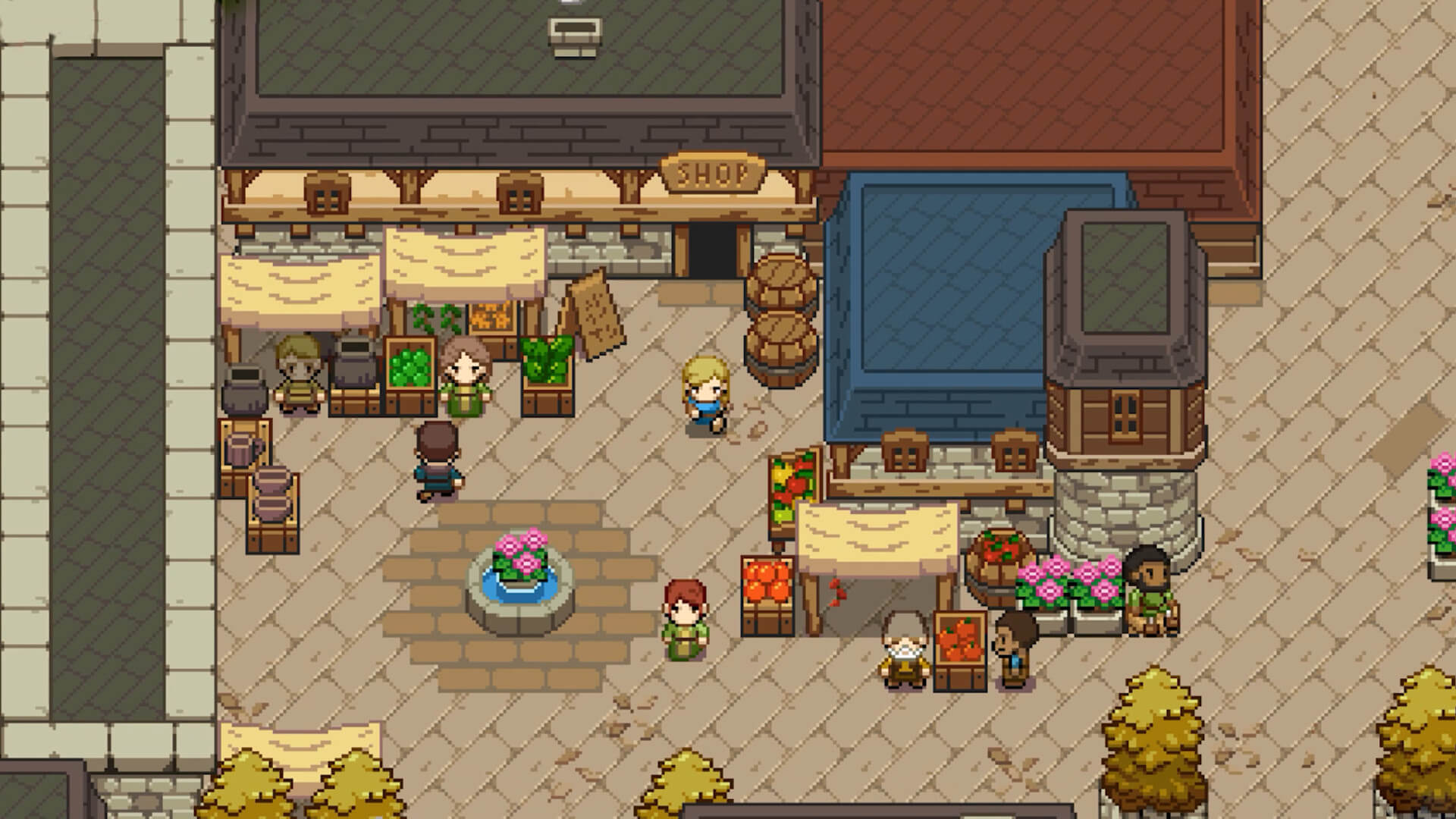 I love the look of this Zelda-inspired pixel art game