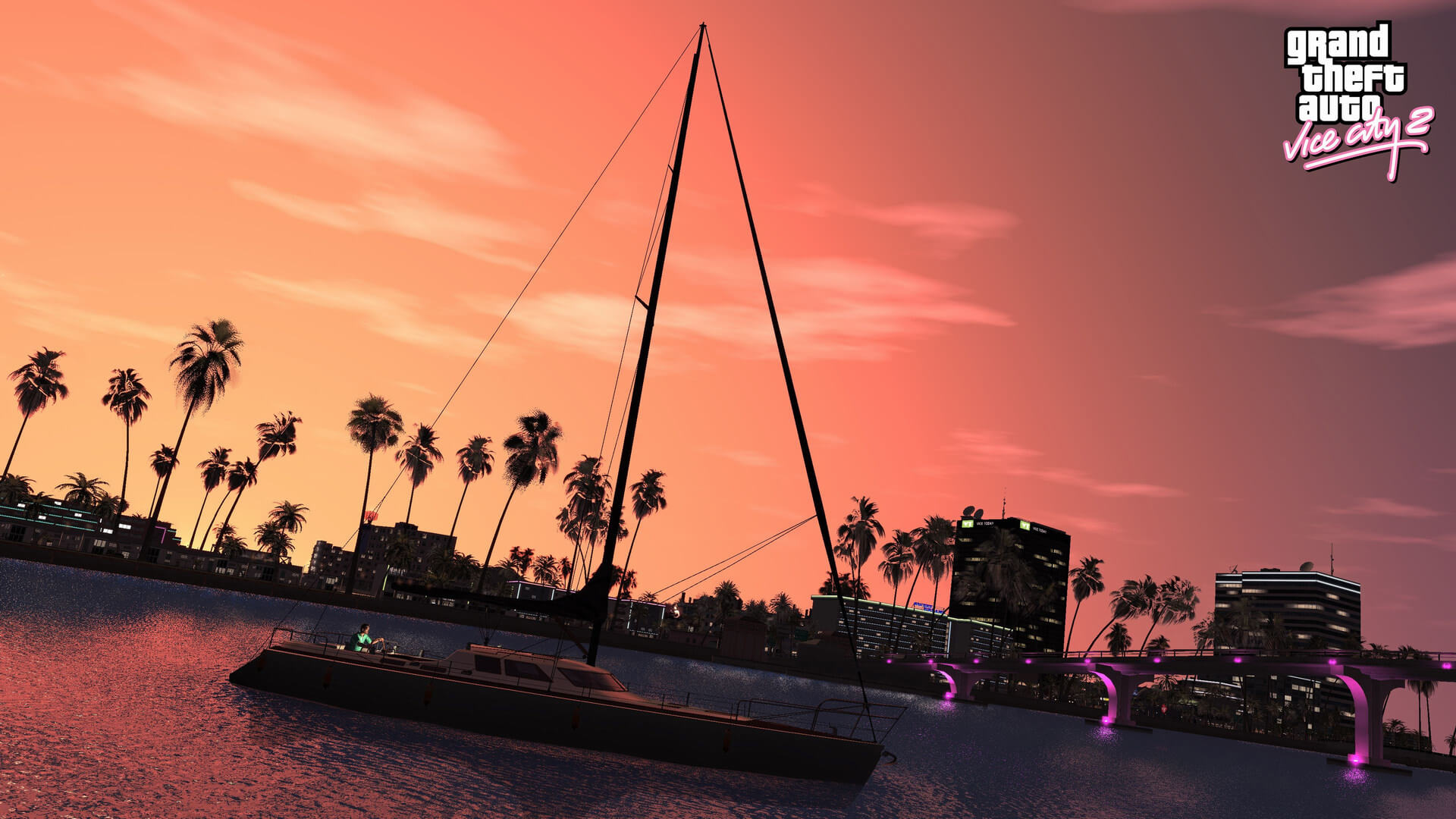 New screenshots for Grand Theft Auto Vice City Fan Remaster in RAGE