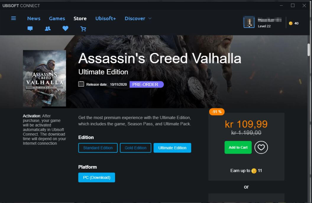 Buy Assassin’s Creed Valhalla Ubisoft Connect