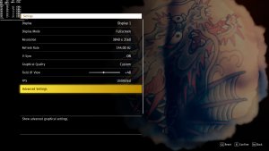 Yakuza Like A Dragon graphics settings-1