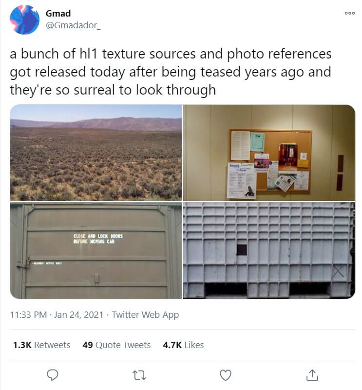 Half Life reference photos