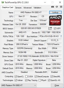 GPU-Z software update adds support for AMD Radeon RX 6700/RX 6600XT/RX ...