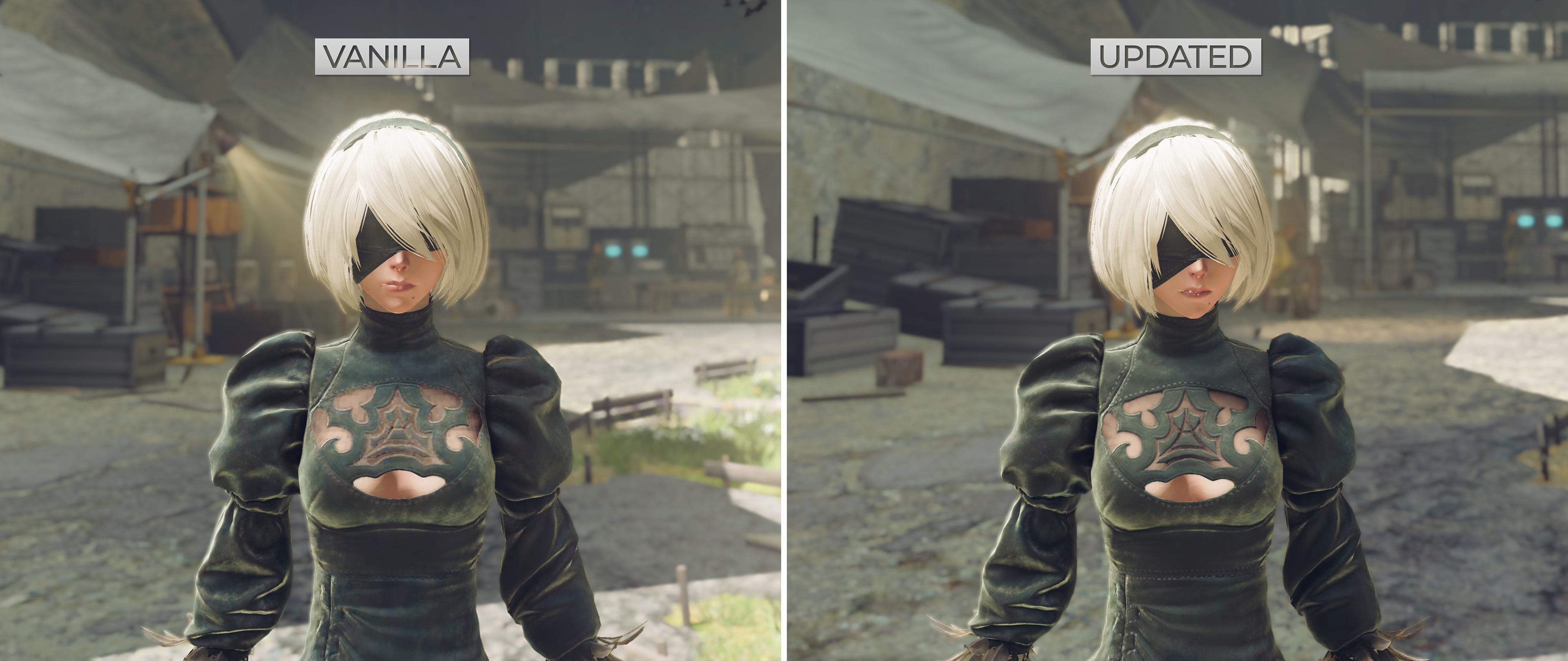 lezing Incubus Proportioneel New NieR: Automata HD Texture Pack overhauls over 300 textures