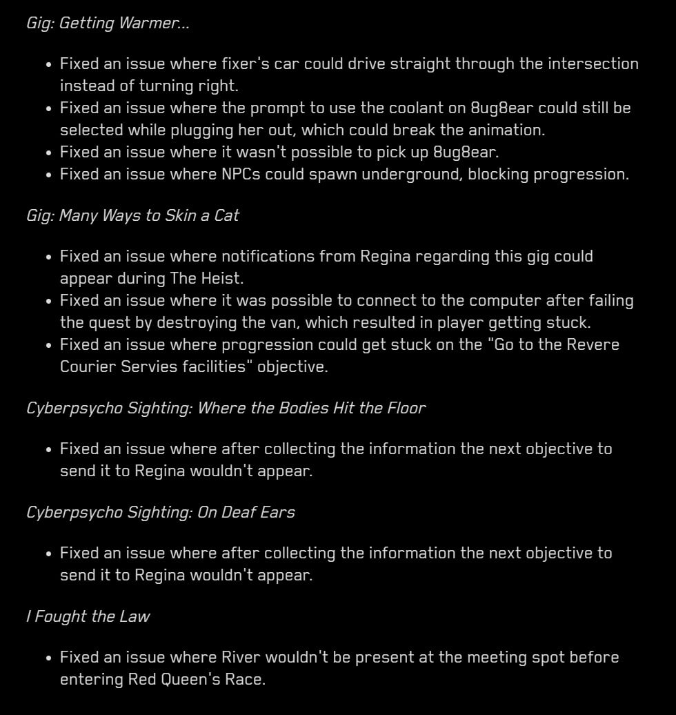 Cyberpunk 2077 Patch 1.23 Release Notes-3