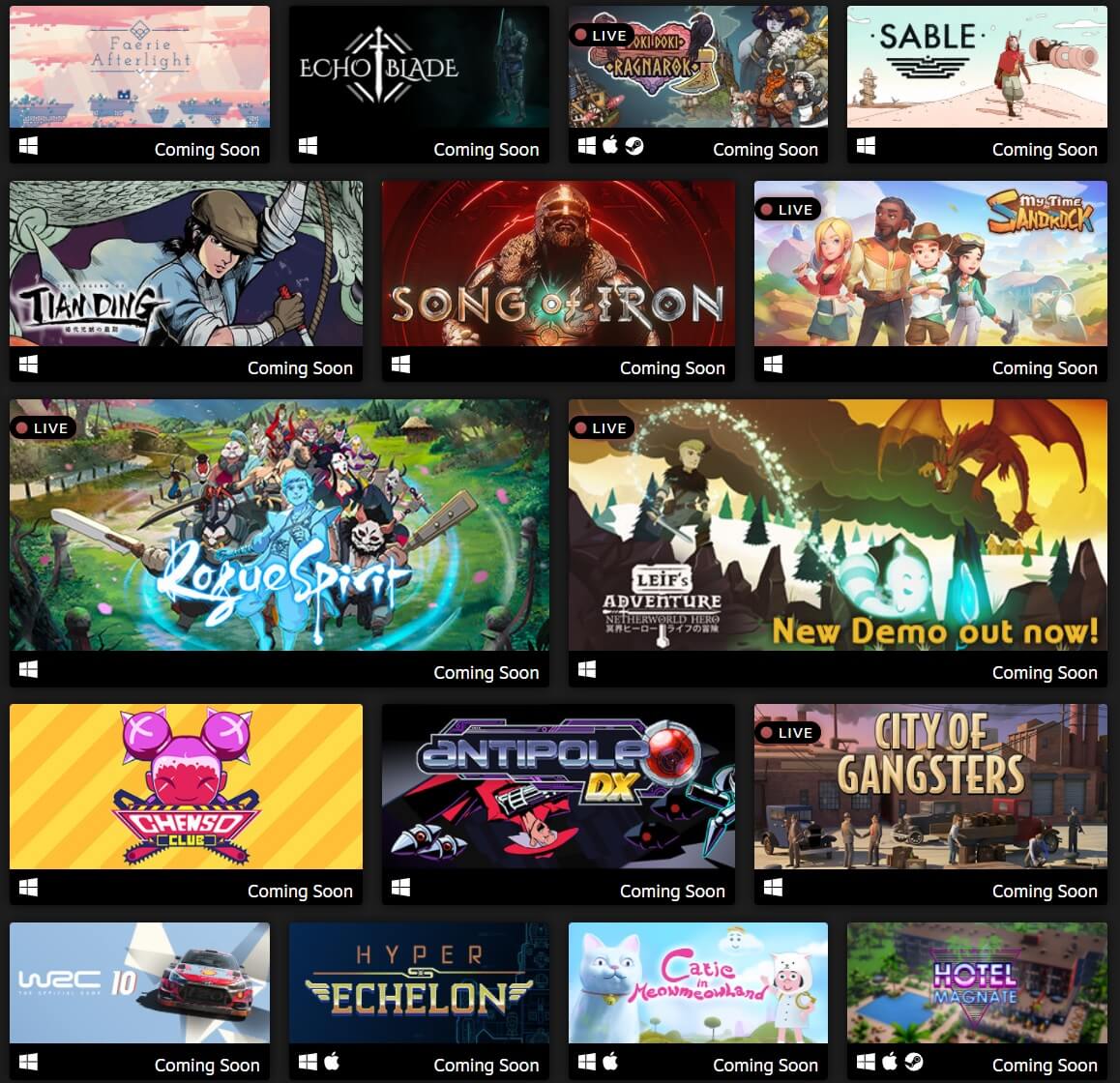 Steam's latest 'Game Festival' event offers up 59 free indie game demos