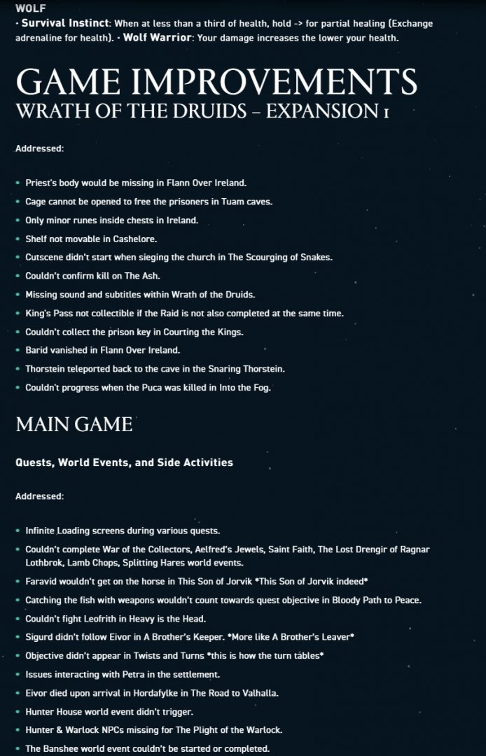 AC Valhalla Title Patch 1.3.0 Release Notes-2