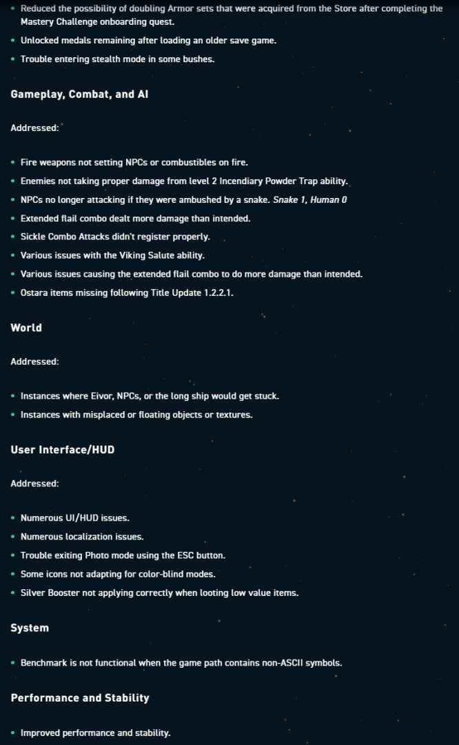 AC Valhalla Title Patch 1.3.0 Release Notes-4