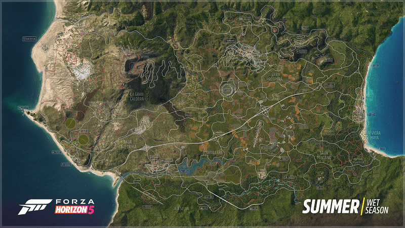 Forza Horizon 5 full map