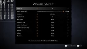 Kena PC graphics settings-2