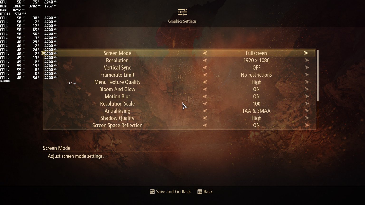 Tales of Arise PC Performance Analysis