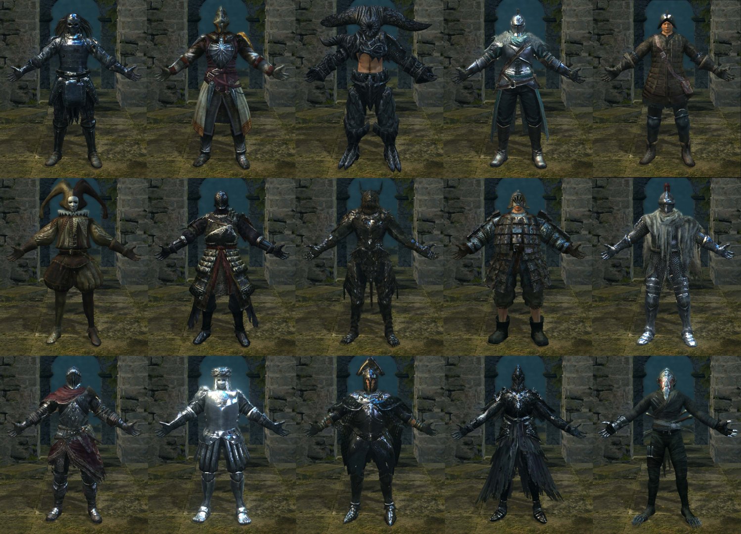 Dark Souls 2 armors in Dark Souls