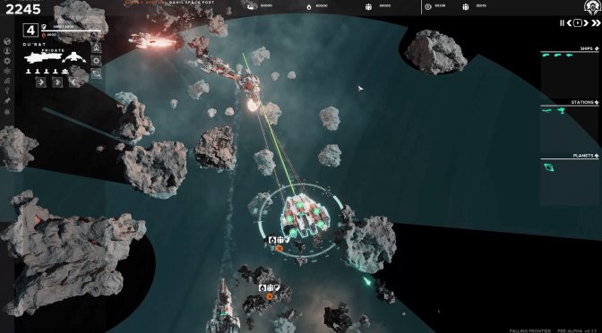 Sci-fi RTS, Falling Frontier, has been delayed until 2022