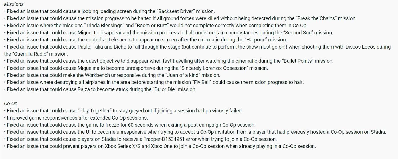far cry 6 title update 2 release notes-2