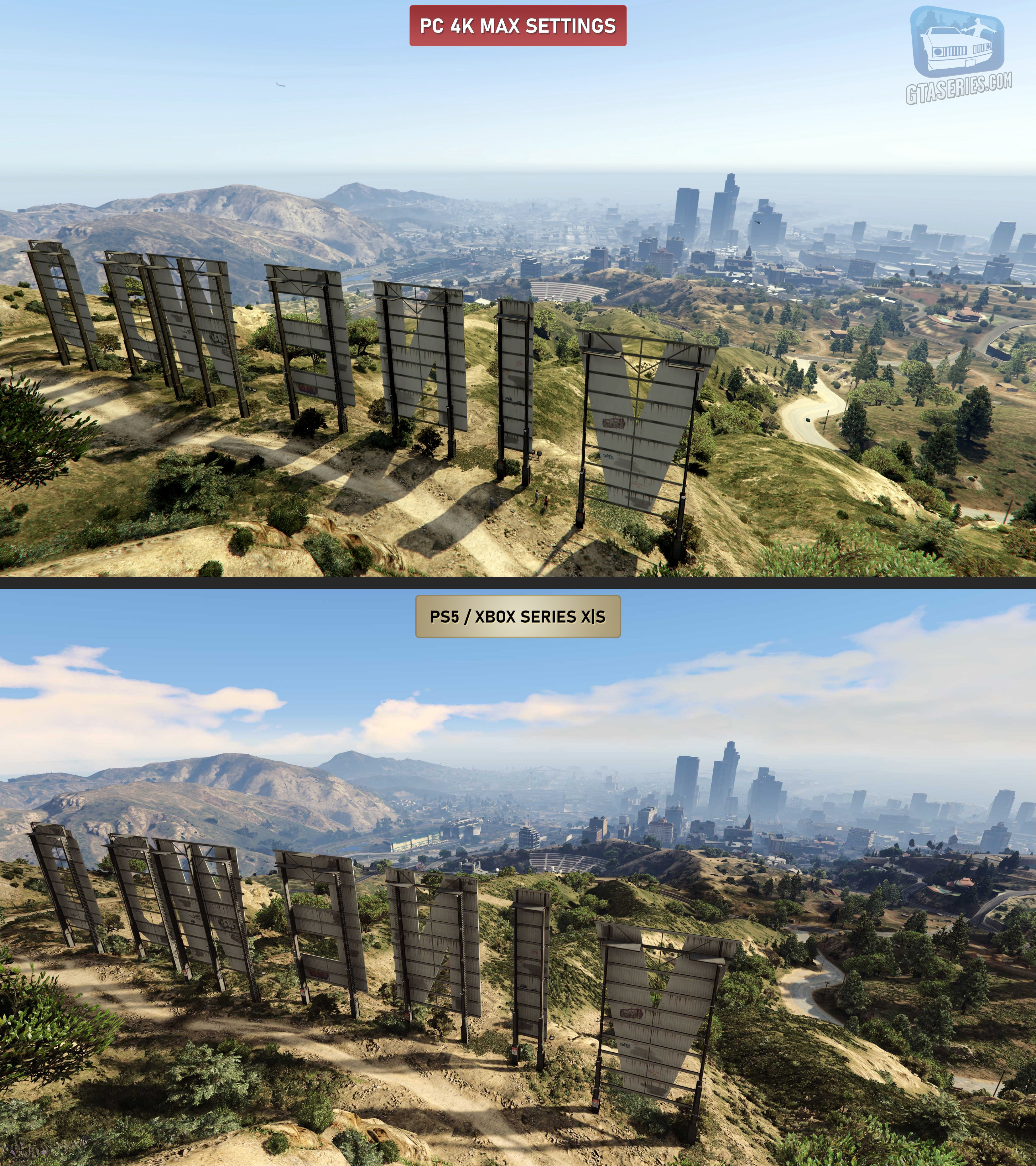 Grand Theft Auto 5 - PC Max vs PS5/Xbox Series X Comparison