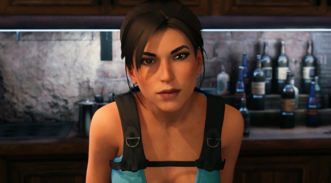 Lara Croft Mod for Final Fantasy 7 Remake-2